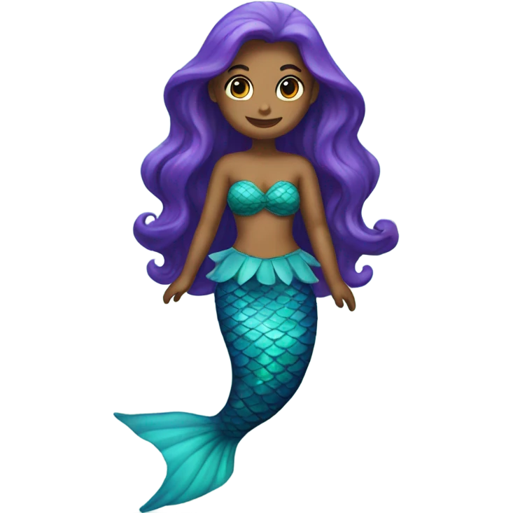 mermaid with dress emoji
