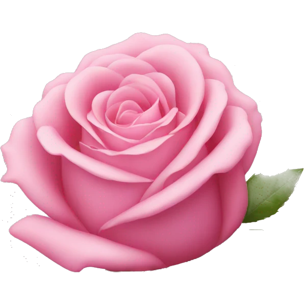 Pink rose emoji