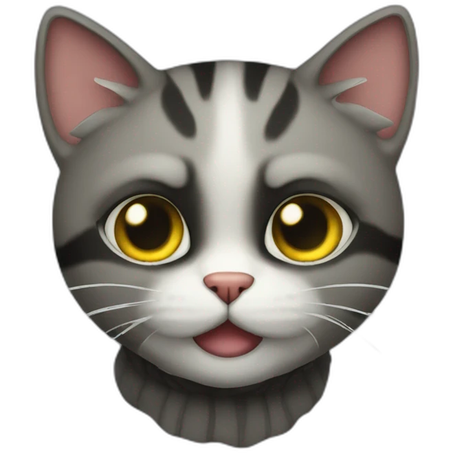 robber cat emoji