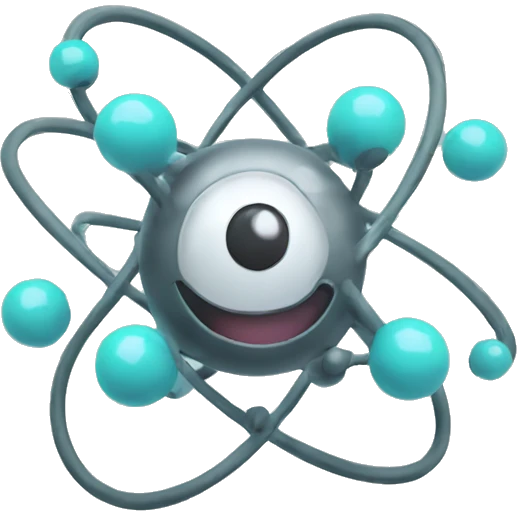 happy nuclear atom emoji