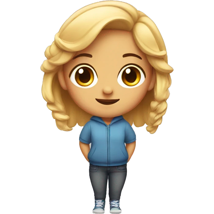 Cute girl emoji