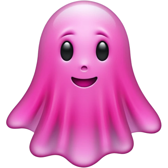 pink ghost emoji