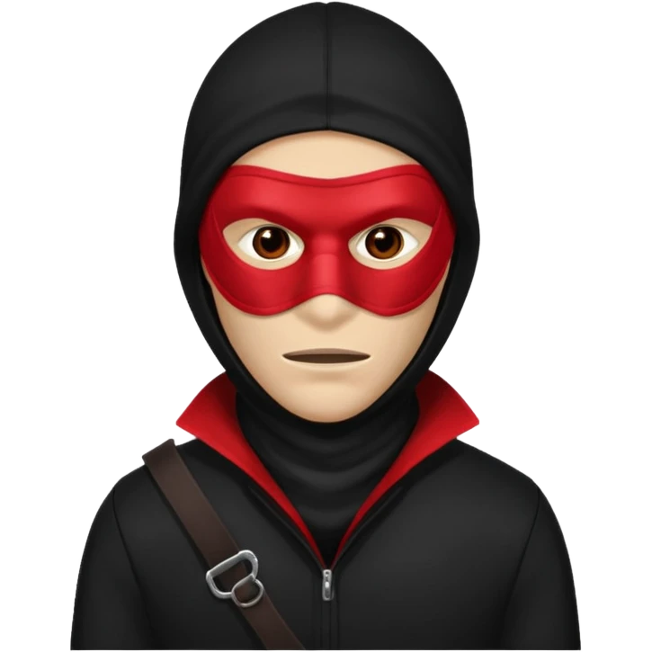 robber with a red mask emoji