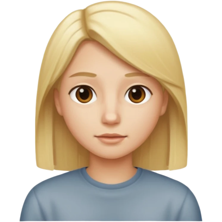 niet blond emoji