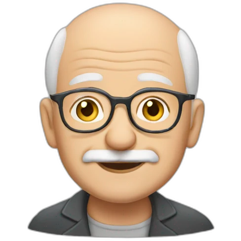 Old bald France grandpa emoji