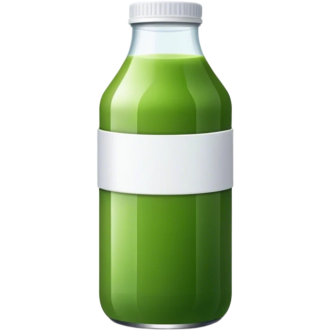 Green juice bottled emoji