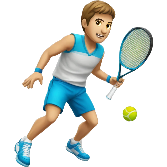 tenis de mesa perosna emoji