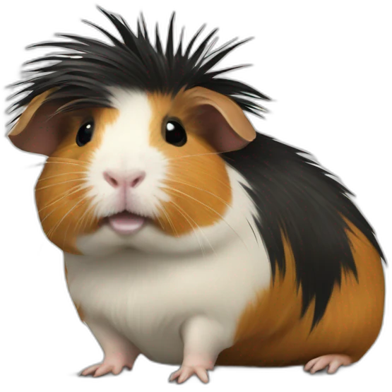 Guinea pig punk emoji