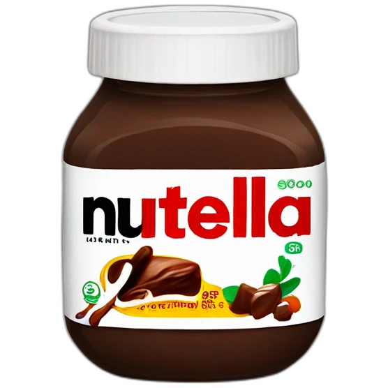 Nutella-filled-container emoji