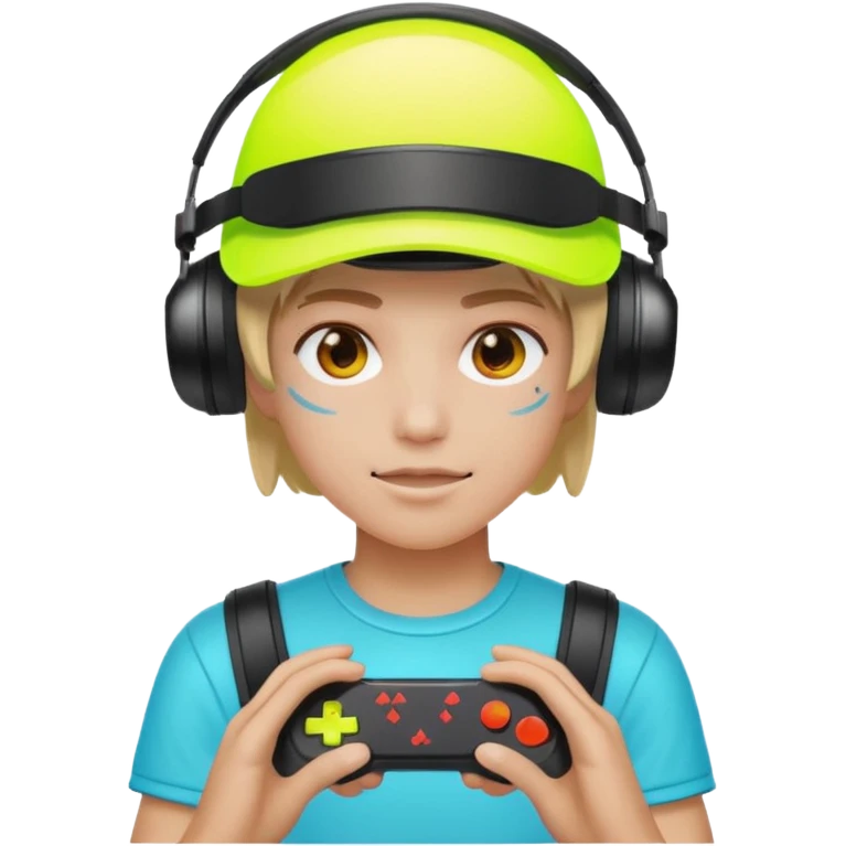 Neon Visor Gamer emoji