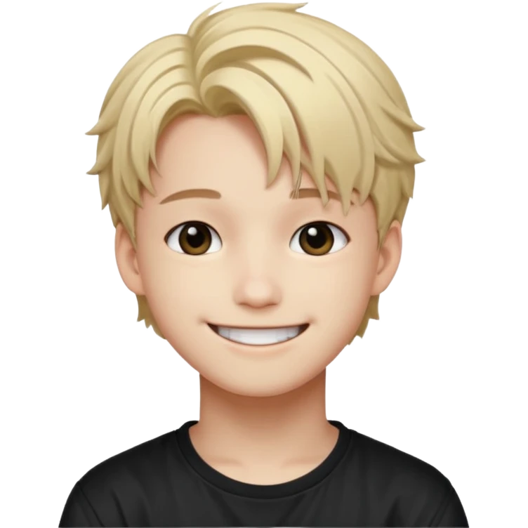 Quiero un emoji con el rostro de Félix de straykid emoji