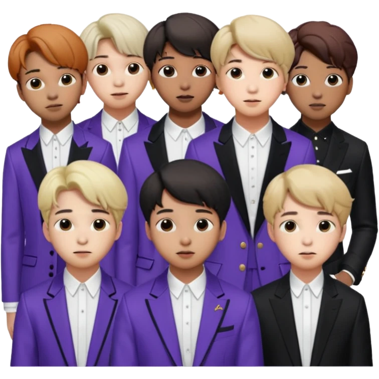 BTS 7 people emoji