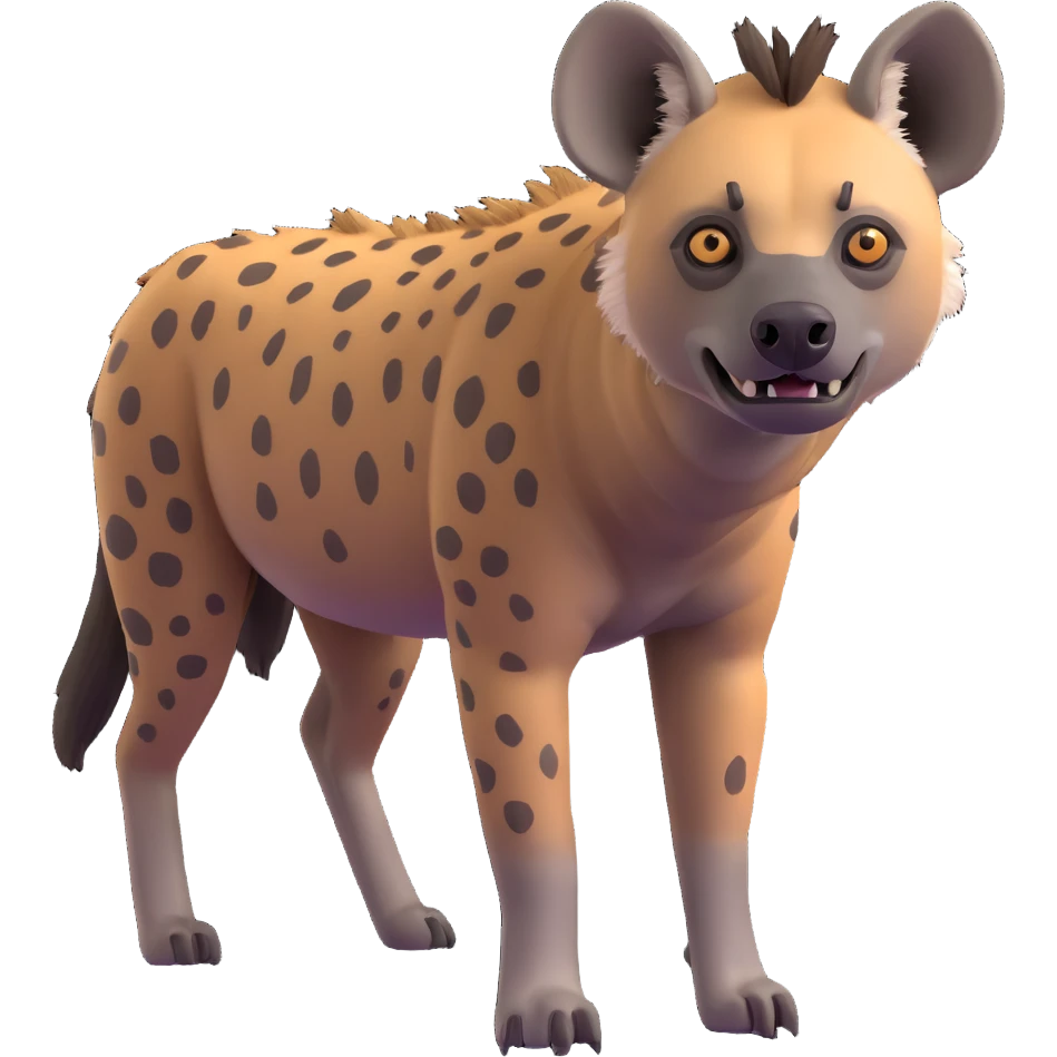 Realistic Hyena emoji