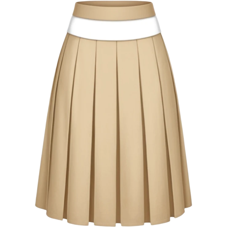 beige cloth skirt emoji