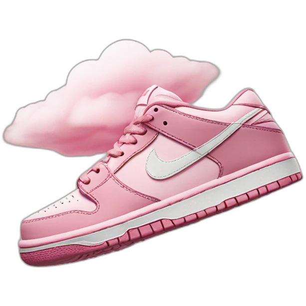 Nike sb sur un nuage rose emoji