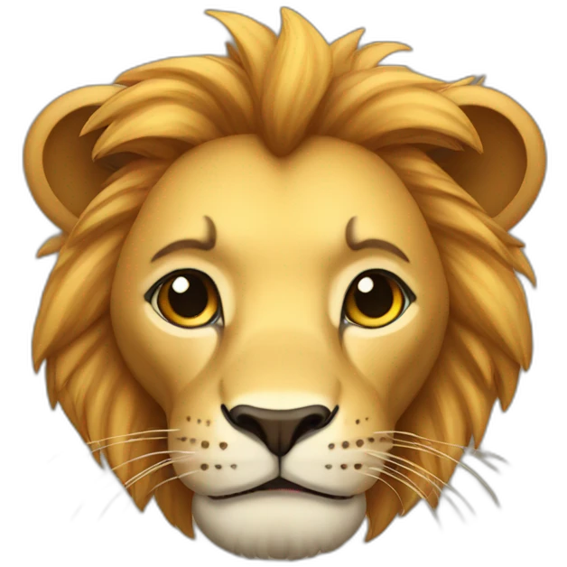hello lion emoji