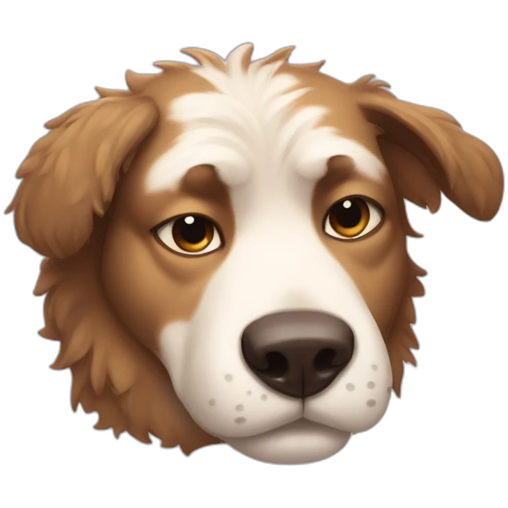 Sleepy Aussie dog emoji