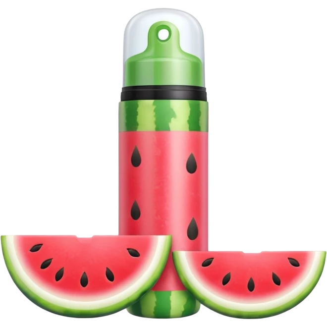 Dot and key watermelon sunscreen stick emoji