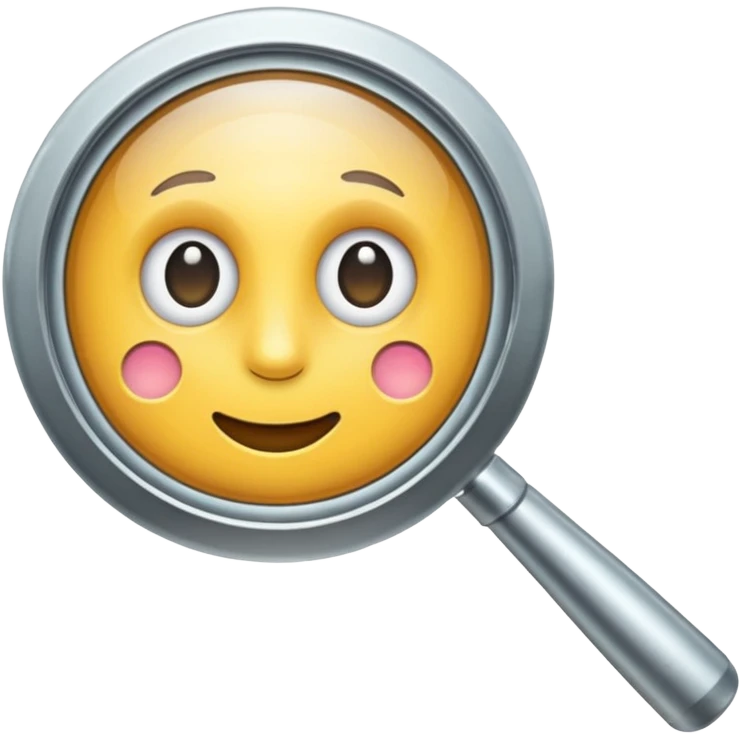 Magnifier emoji