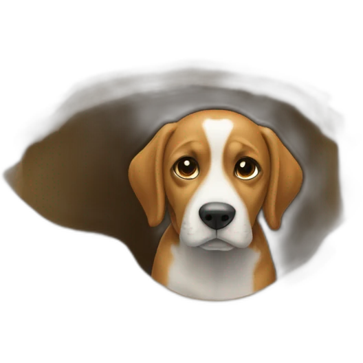 the dog is buried there emoji