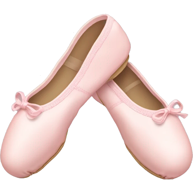 Pale pink ballet shoes emoji