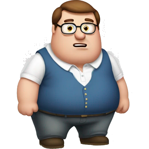 Peter griffin looking cute   emoji