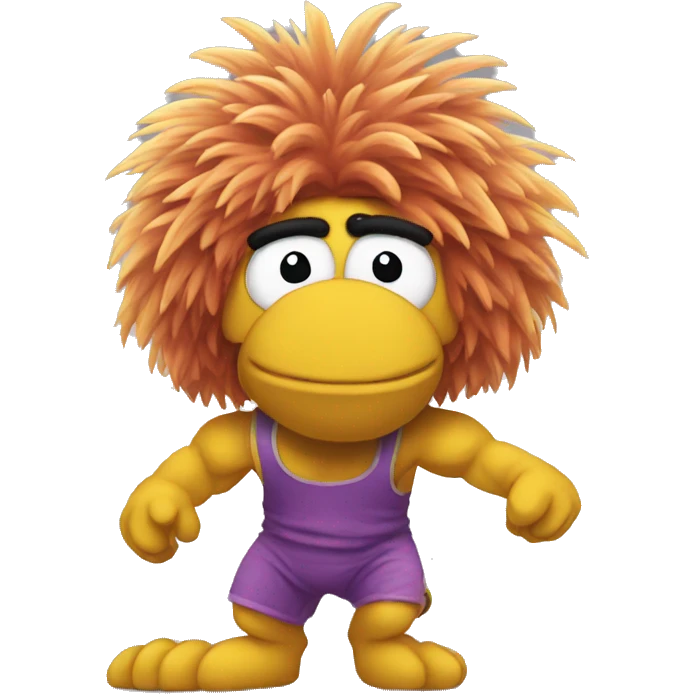 fraggle rocks hot muscle trainer emoji