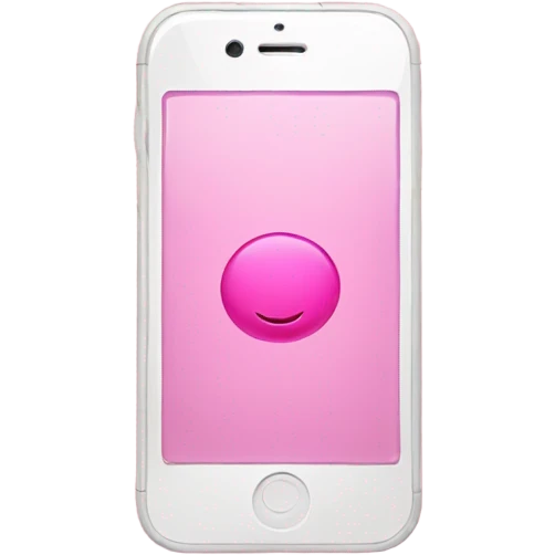 Pink iPhone  emoji