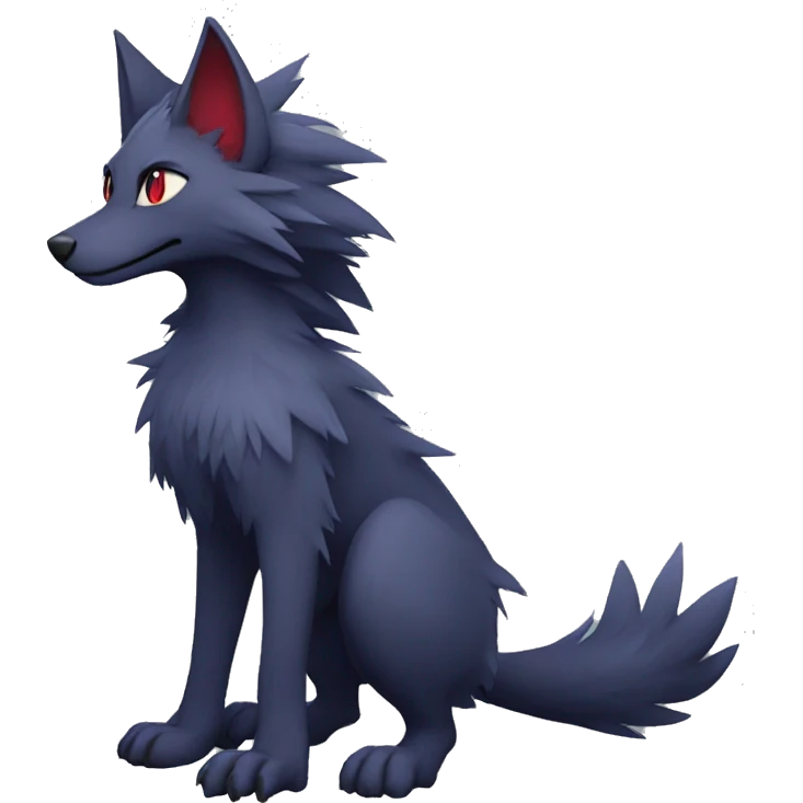 Sergal-Zorua full body emoji
