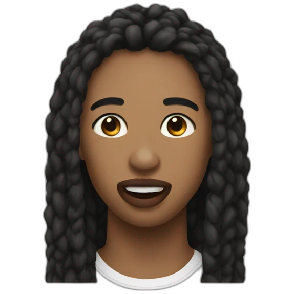 a member of lip bite emoji nation emoji