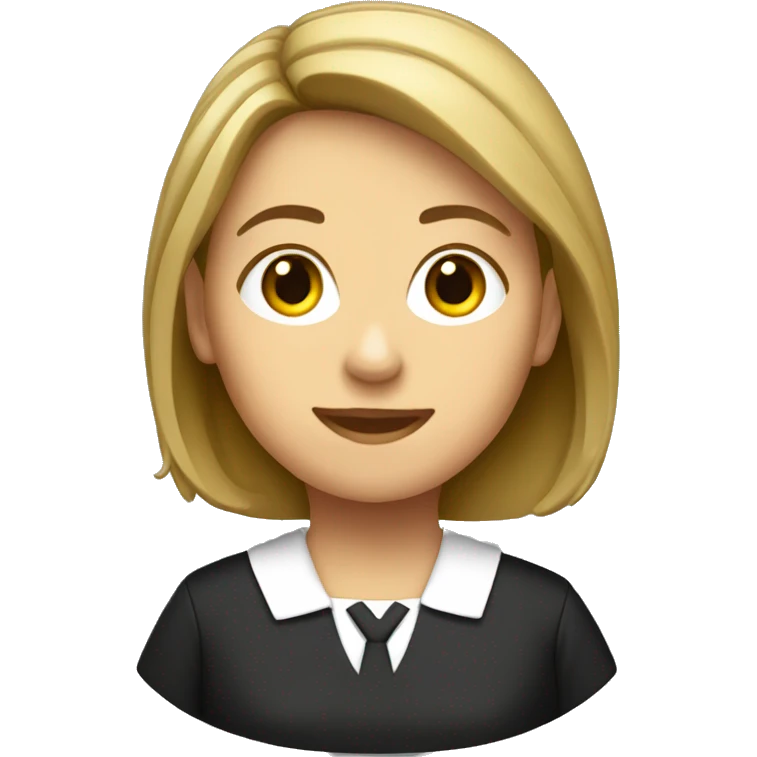 a female mormon missionary emoji