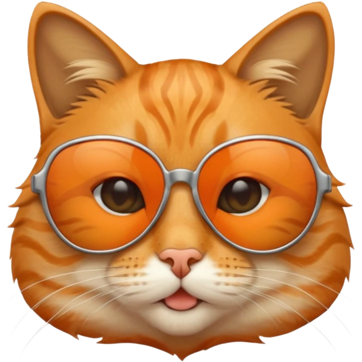 Cat wearing sunglasses emoji