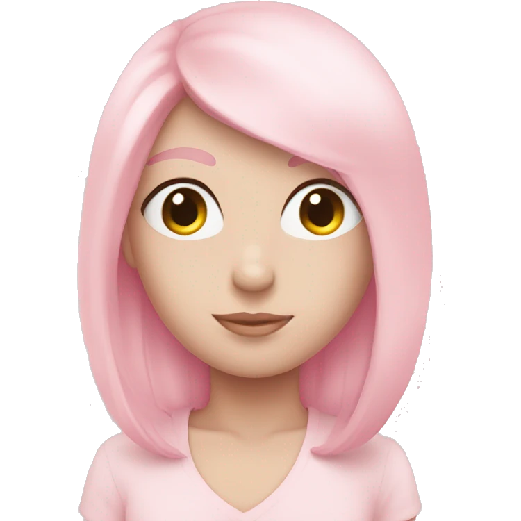 light pink hearte emoji
