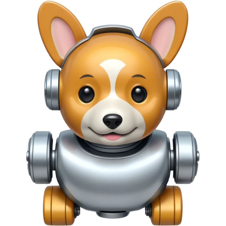 corgi robot emoji
