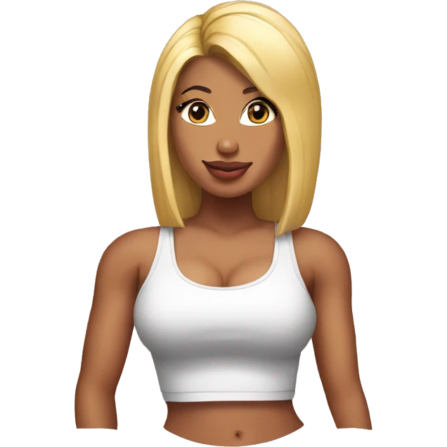 nicki minaj in tanktop emoji