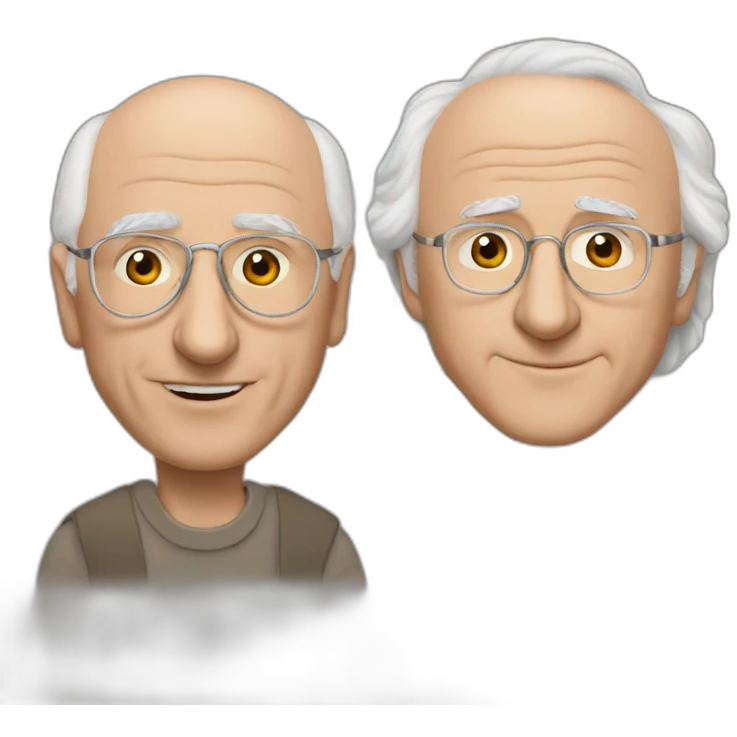 larry david and leon emoji