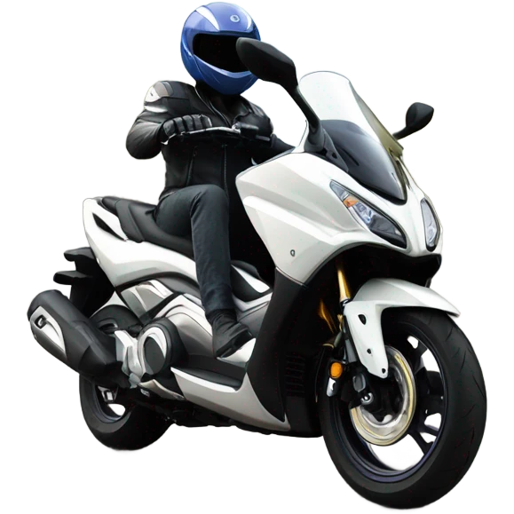 Stitch driving yamaha tmax 2012  emoji