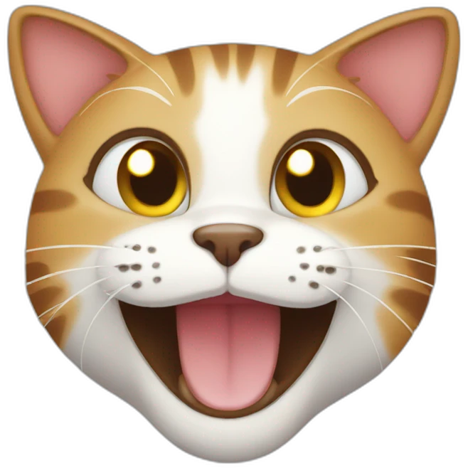 Happy cat emoji