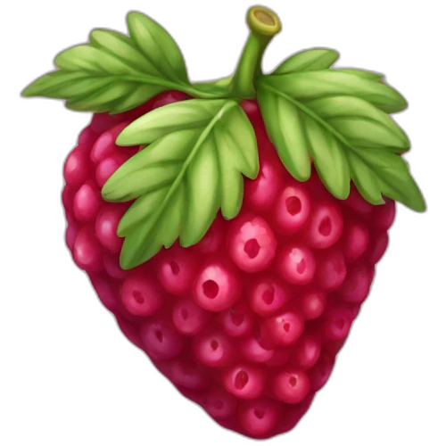 Fraise framboise myrtille emoji
