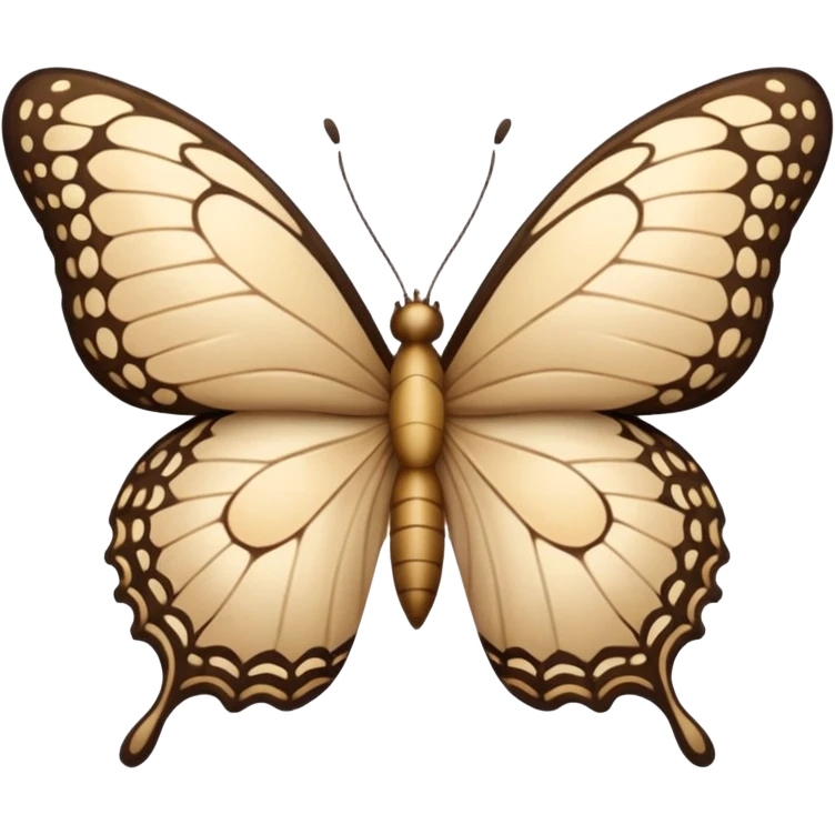 Beige Butterfly  emoji