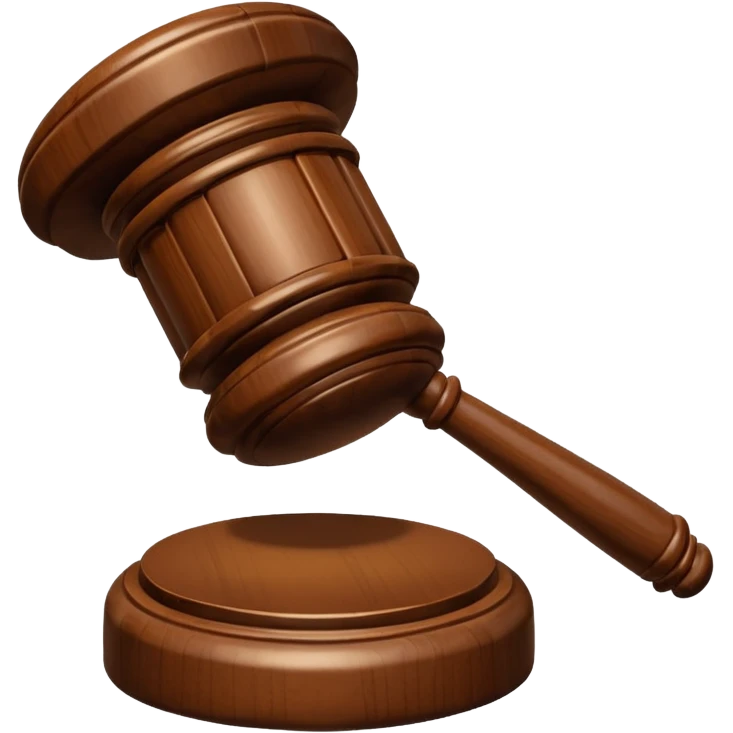 judge's gavel emoji