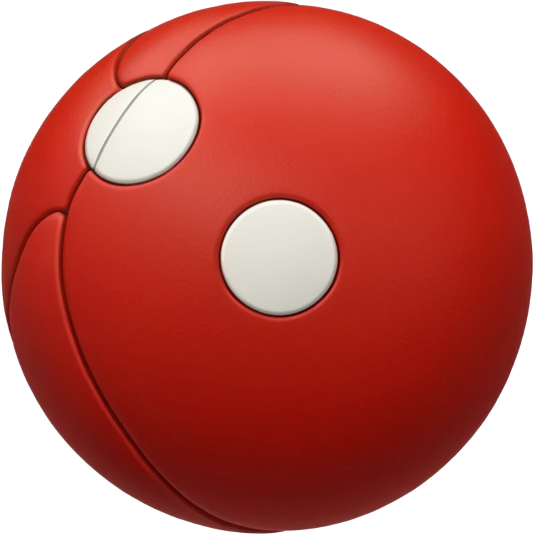 Pull ball with MB in the circle in on it emoji