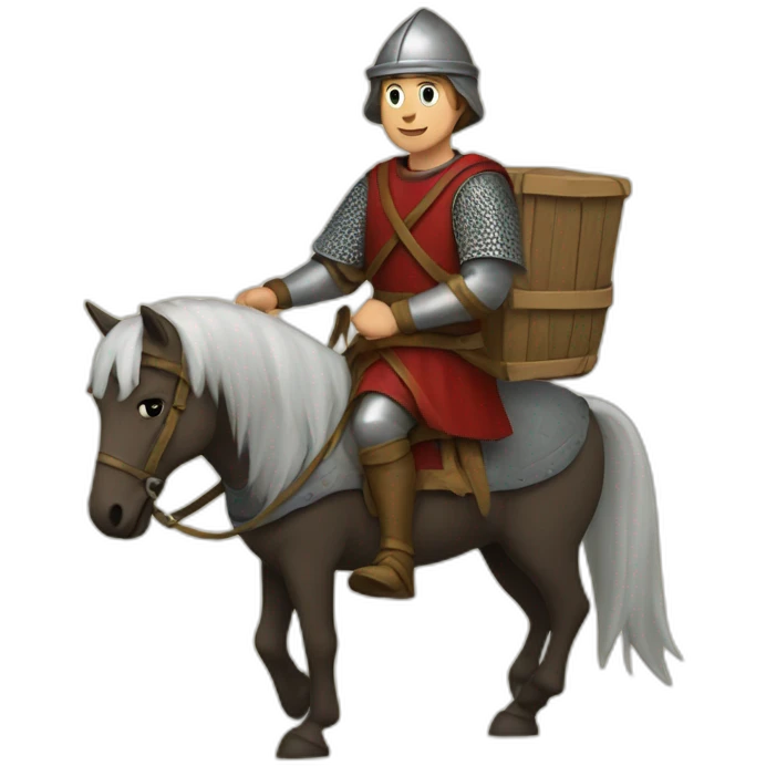 medieval courier emoji