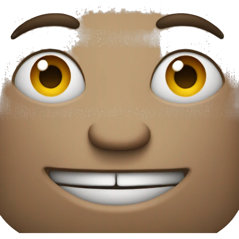 Half smile  emoji