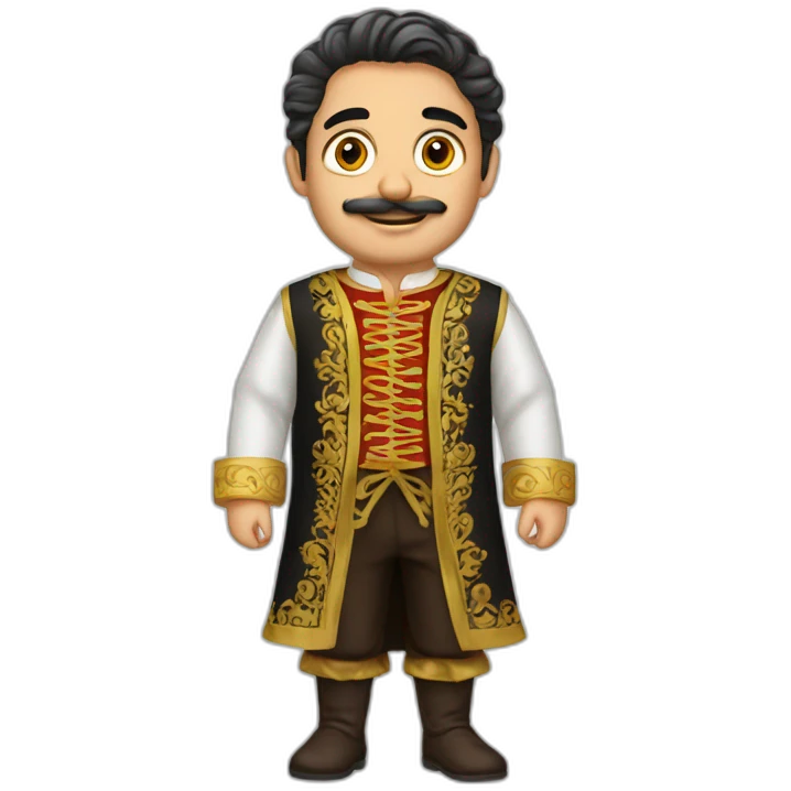 Costume Espagnol traditionnel homme emoji
