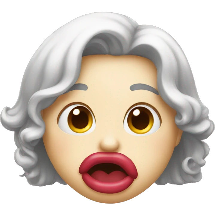 talking lips emoji