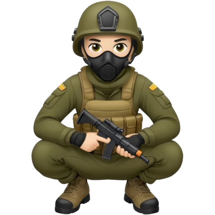 soldier-crouching-with-tactical-mask emoji