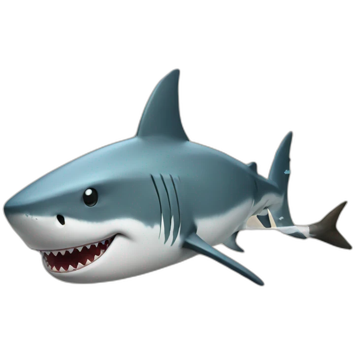 shark-smoking emoji