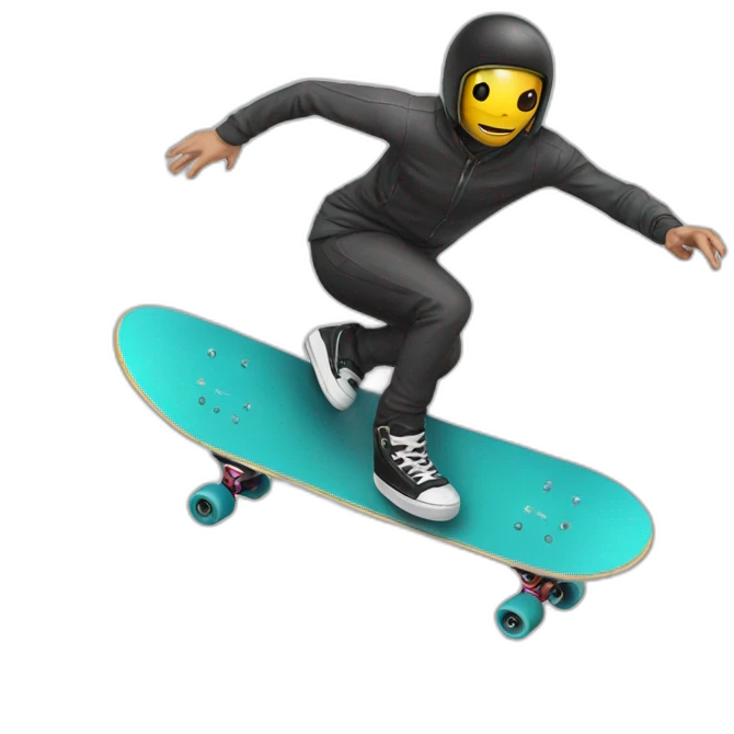 ufo skater emoji