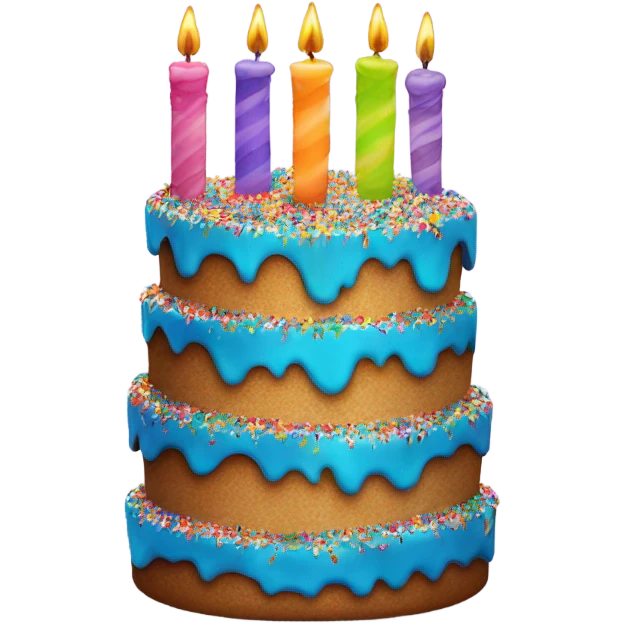 Birthday cake emoji